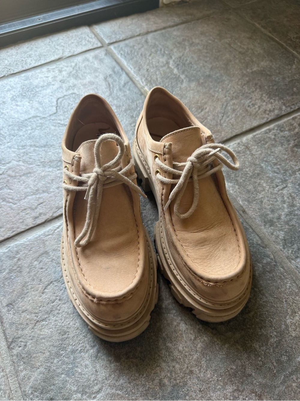 Sam Edelman Chunky Platform Loafer Shoes - Picture 4 of 4